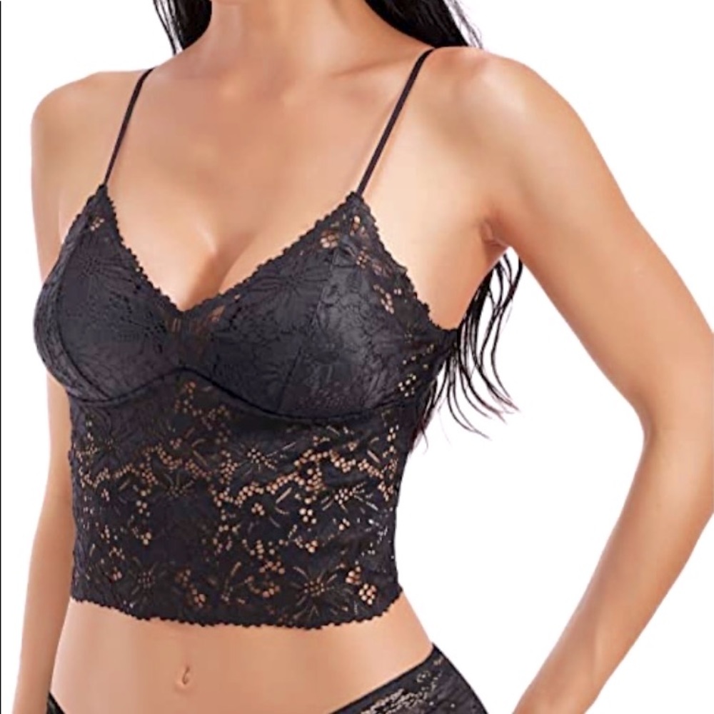 LACE LINGERIE TOP